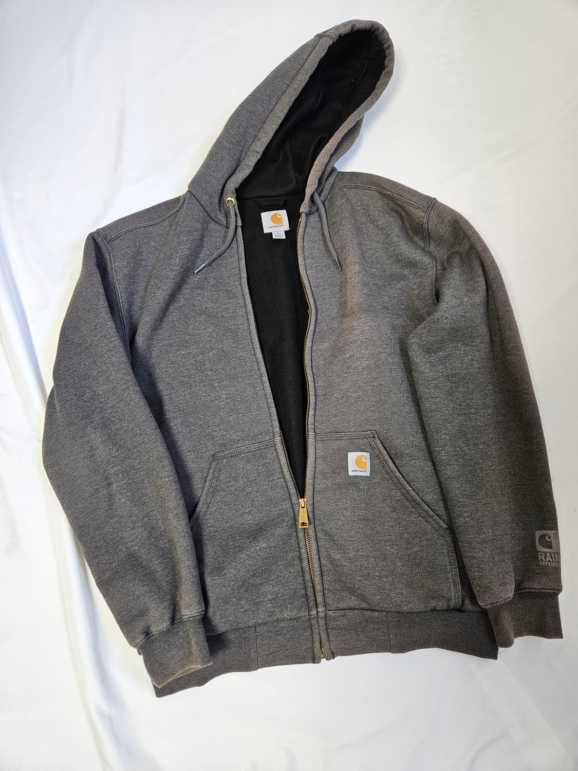 칼하트 레인디펜터 액티브 후드집업 자켓 빈티지 헤비코튼 USA S 상품이미지1