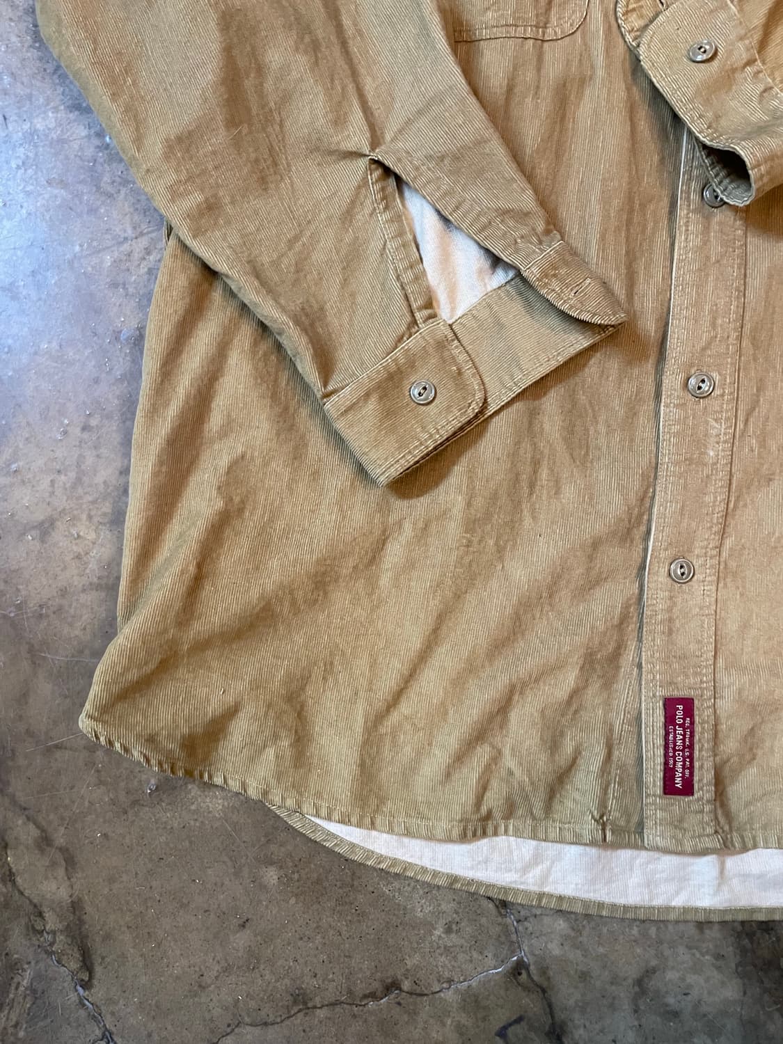 랄프로렌 코듀로이 포켓 셔츠 브라운 상품이미지4