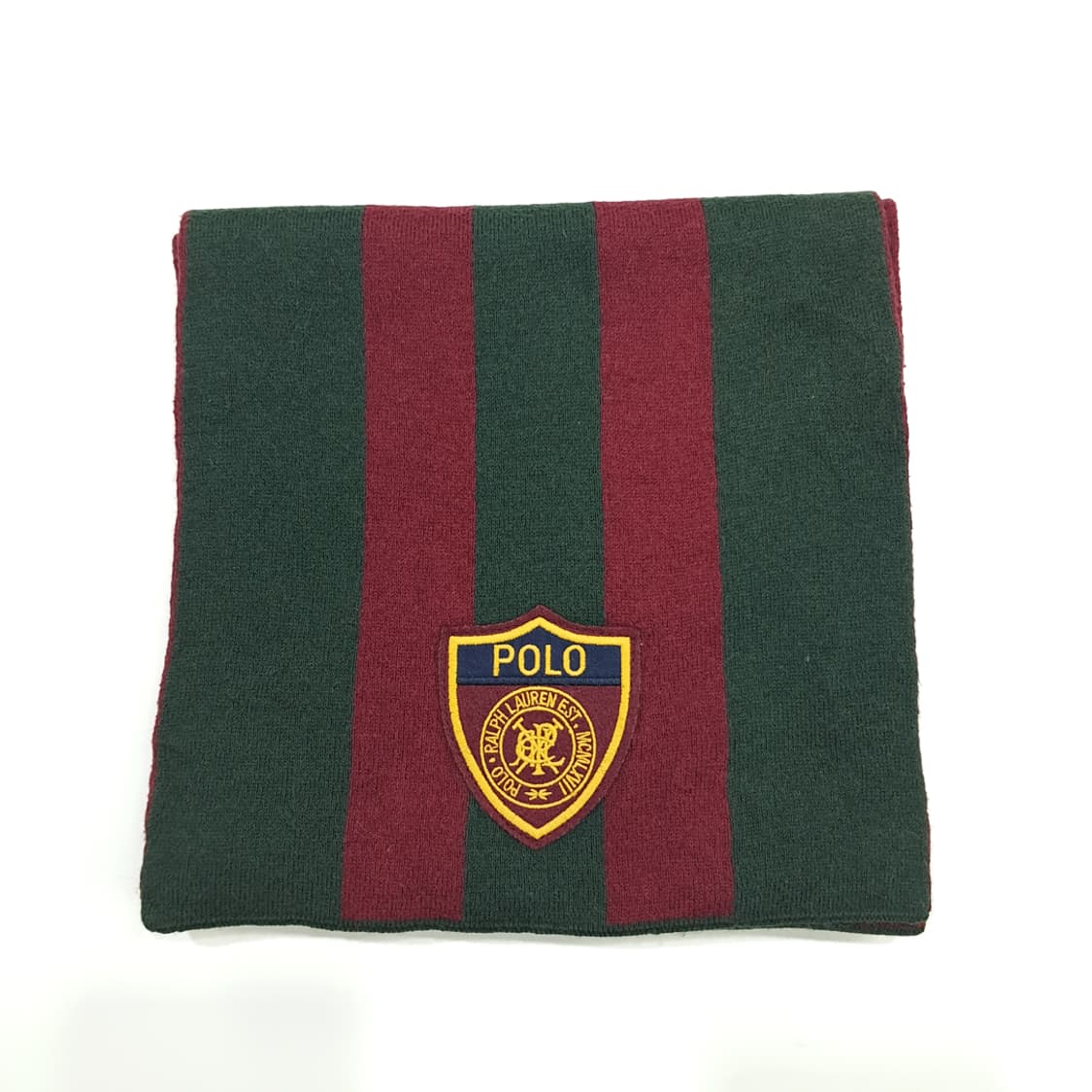 MX163 폴로 랄프로렌 크레스트 스트라이프 니트 목도리 머플러 상품이미지7