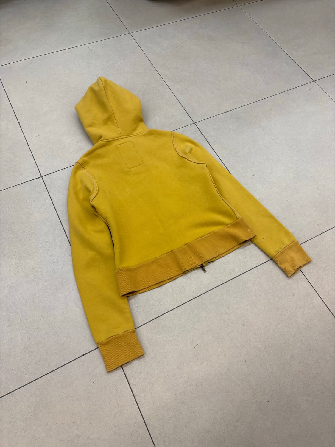 아베크롬비 AF 옐로우 크롭 후드집업 상품이미지6