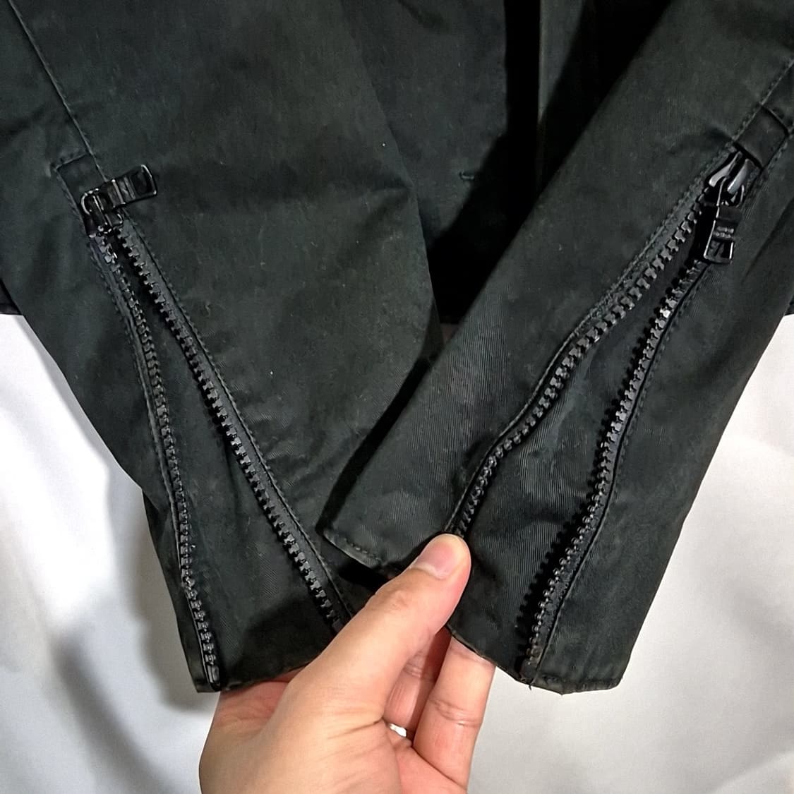 아르마니 익스체인지 워시드 라이더 자켓 상품이미지3
