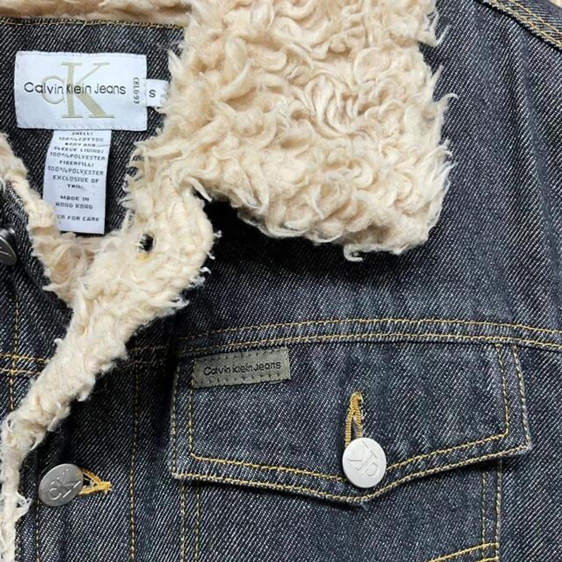 캘빈클라인 쉐르파 데님 자켓 (XL)  상품이미지3