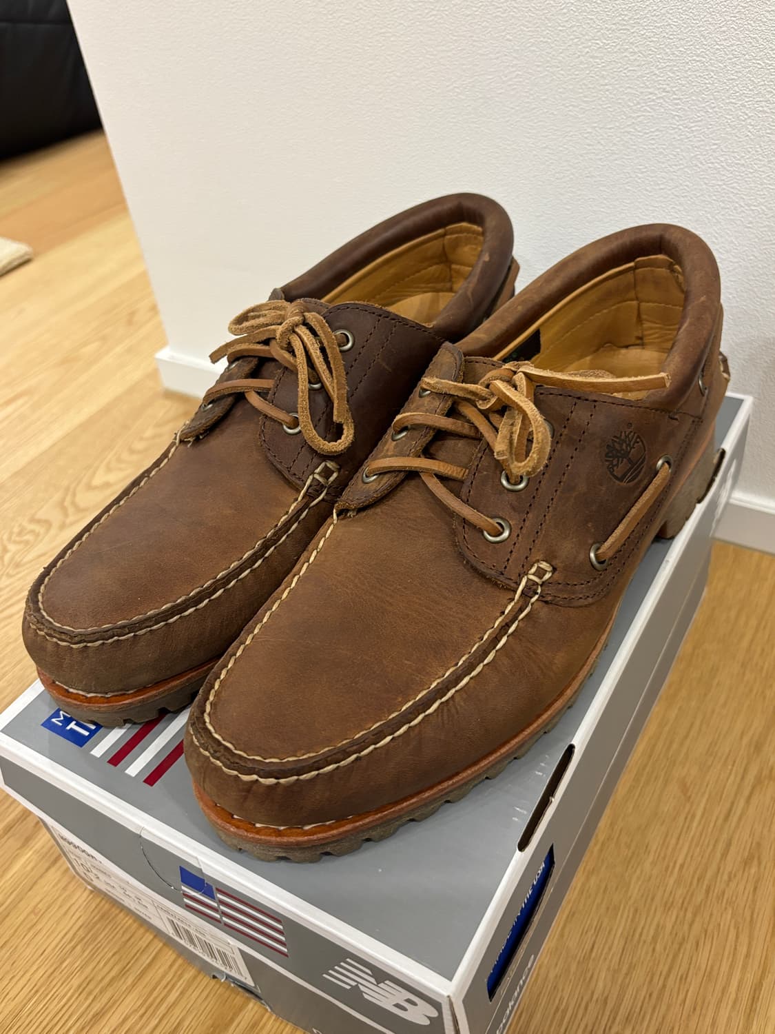 팀버랜드 3아이 보트슈즈 280 브라운 상품이미지1