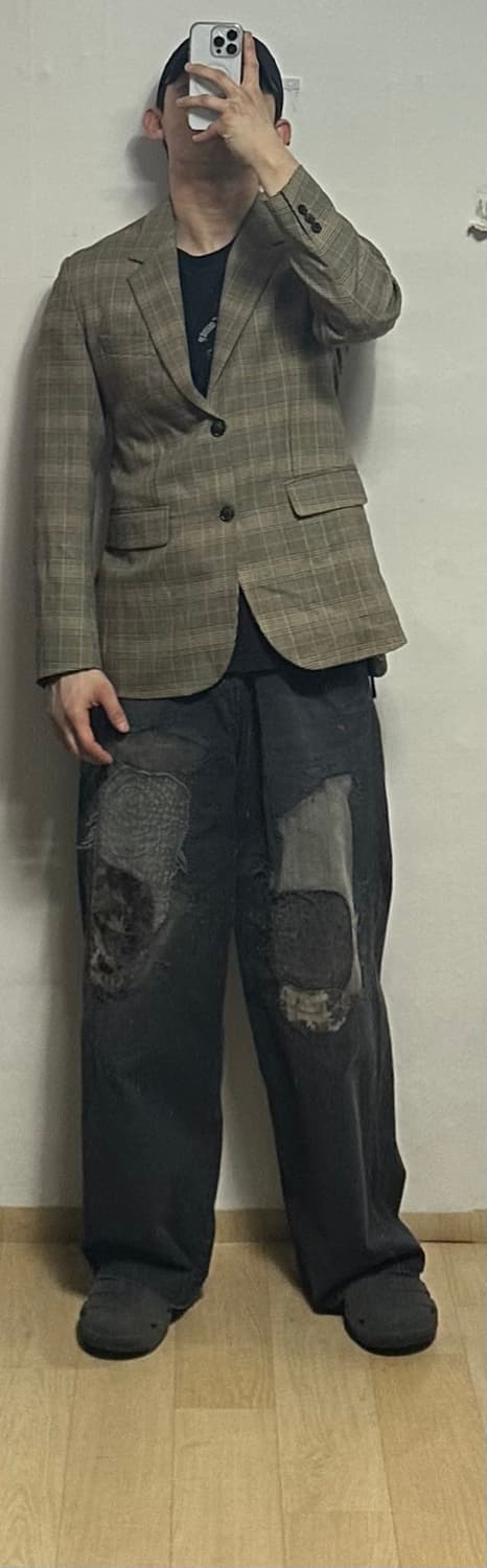 토니웩 체크 블레이저 상품이미지5