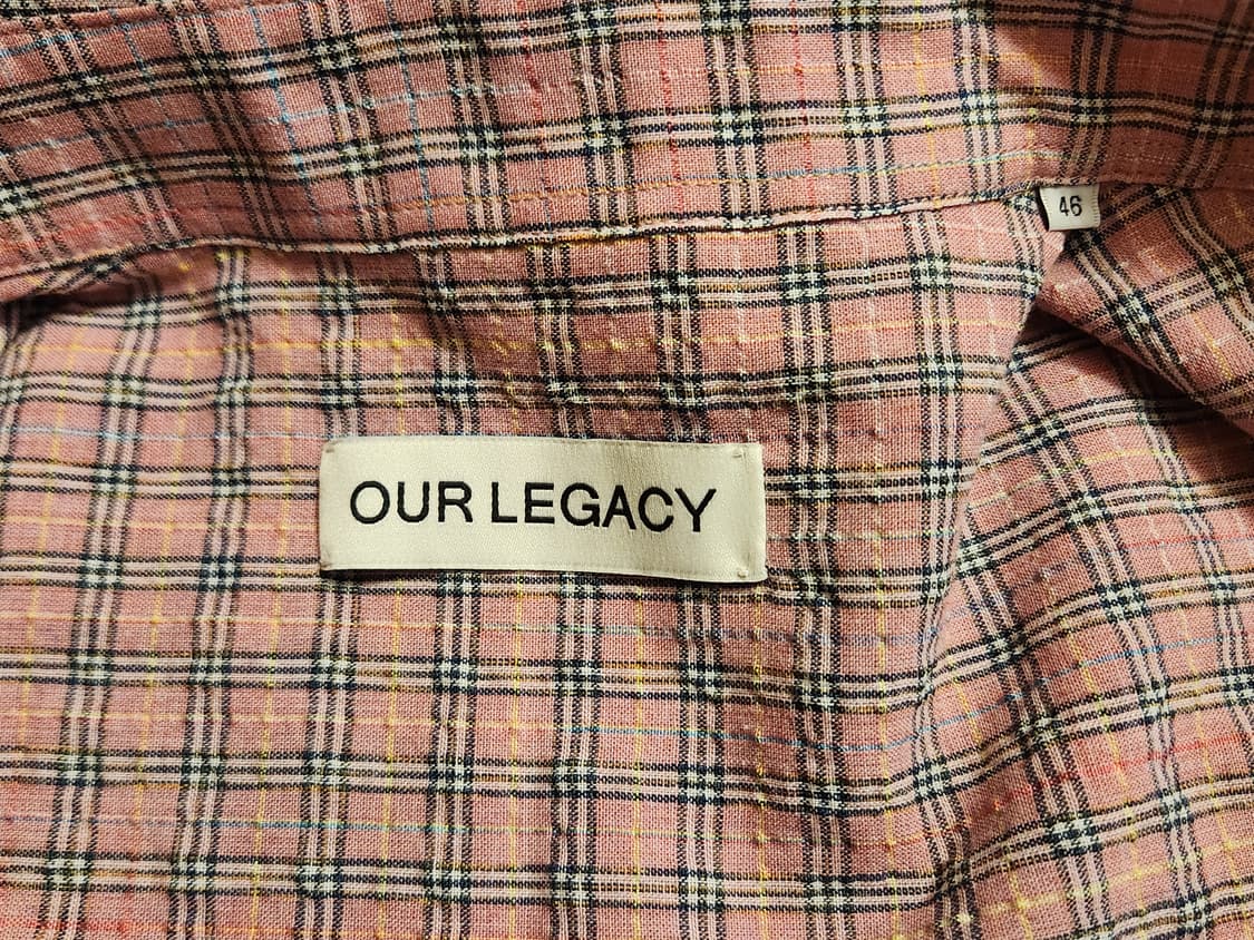 아워레가시 보로우드 버로우드 킴블 핑크 체크셔츠 46 상품이미지2