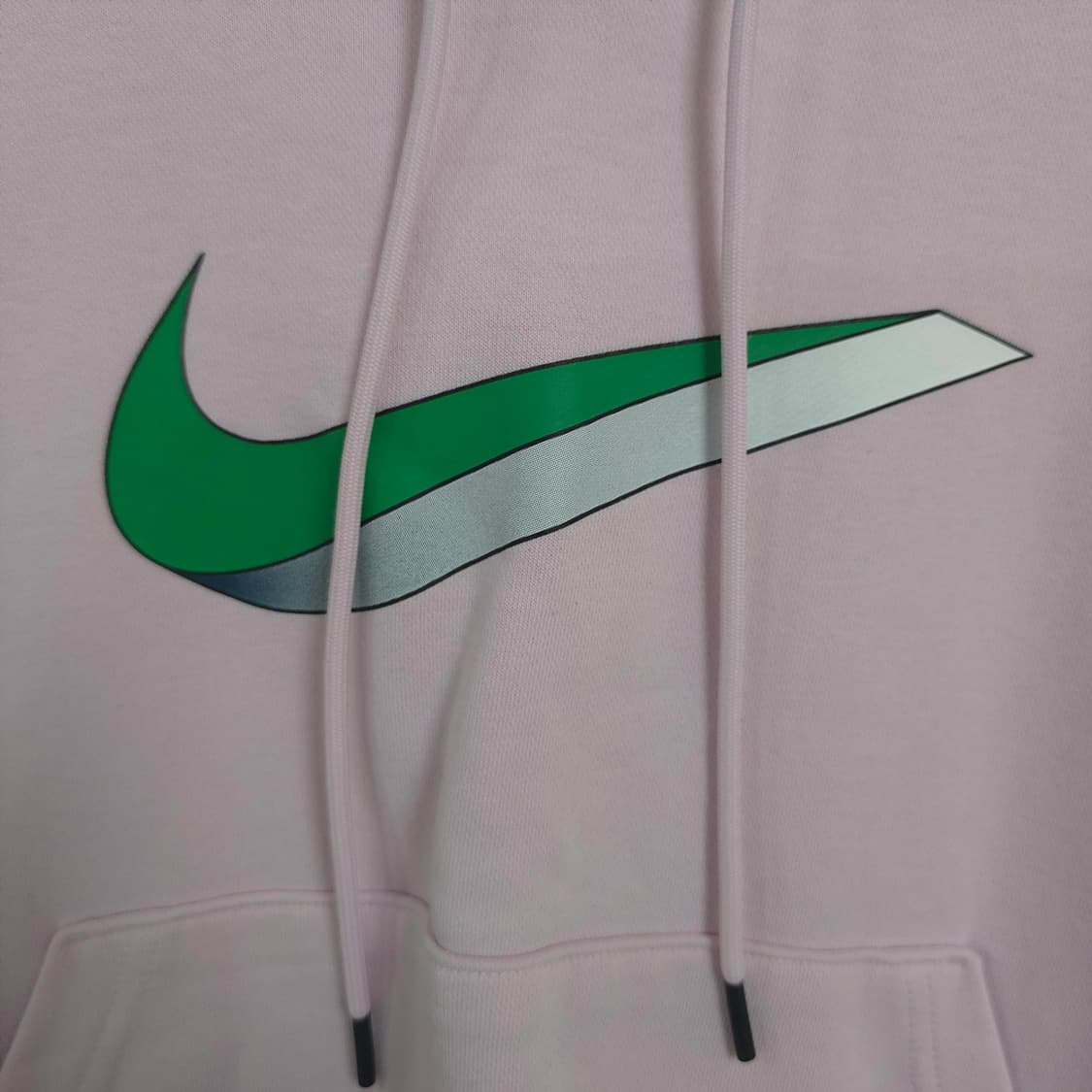 여성용 나이키 Nike 스우시 로고 후드티 핑크 M 상품이미지3