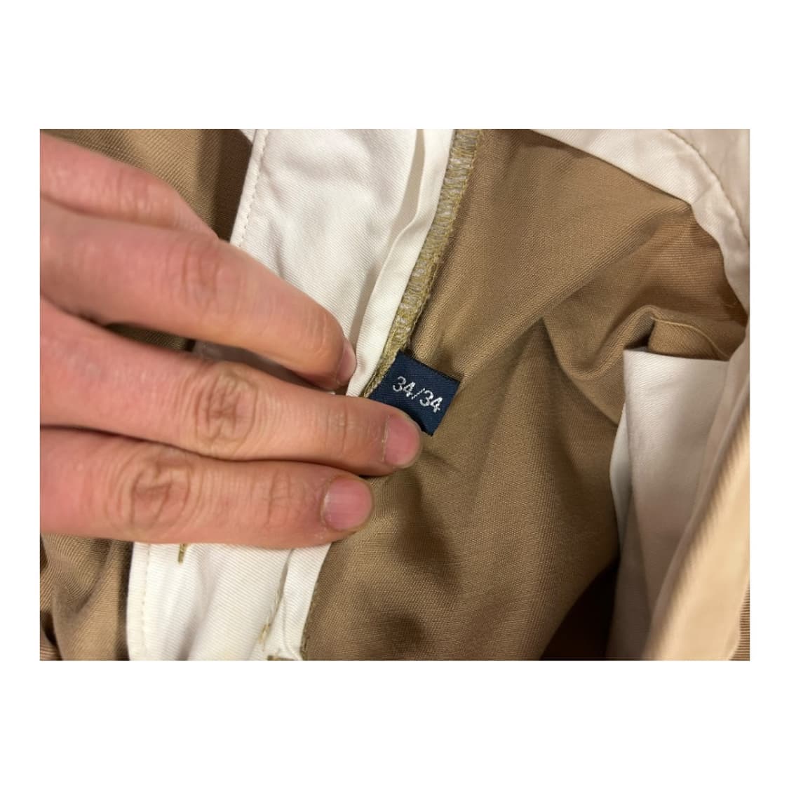 L) 폴로 랄프로렌 베이지 투턱 밴딩 치노팬츠 BC-041 상품이미지3