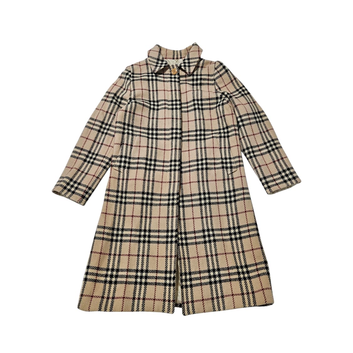 버버리 노바체크 울 코트[S] 상품이미지1