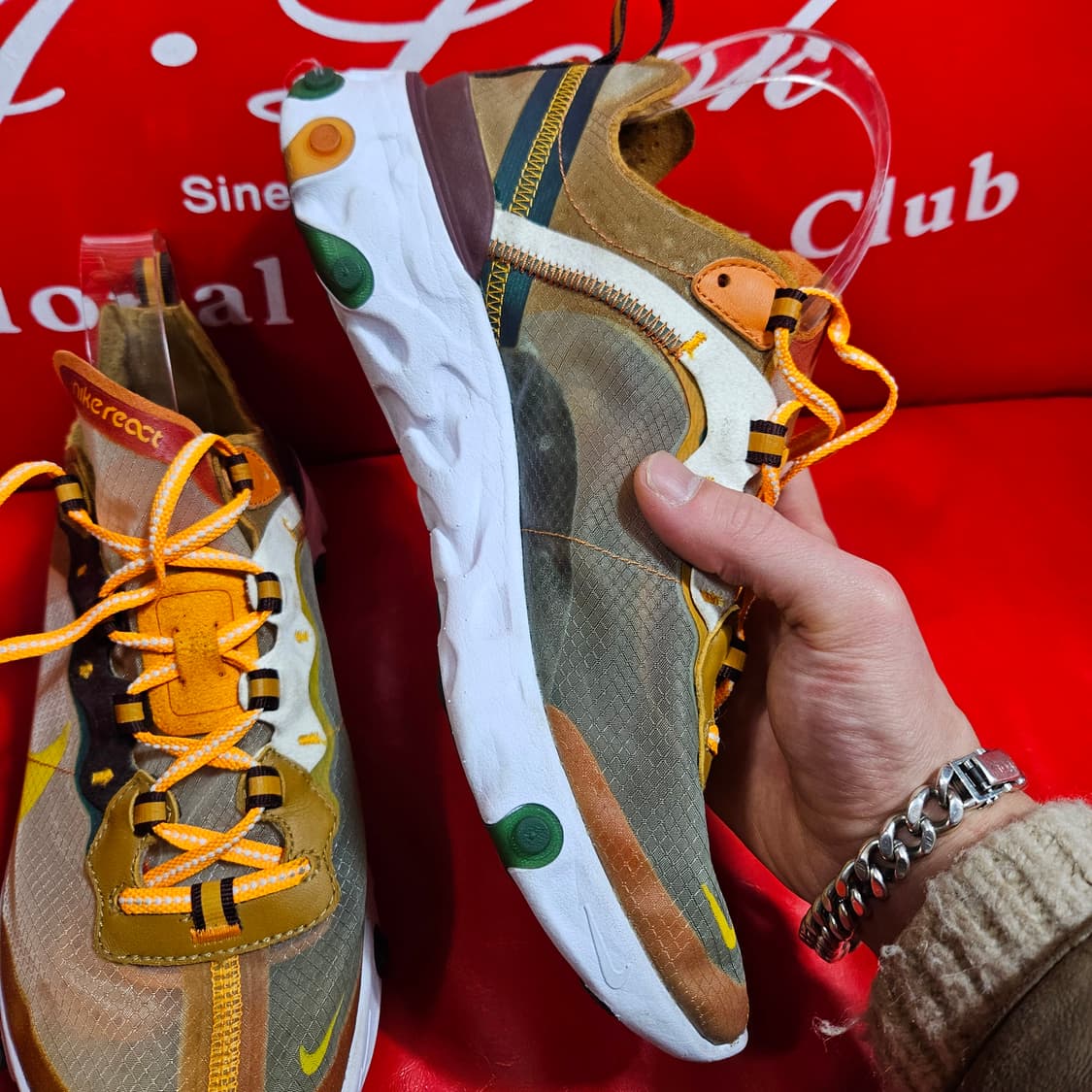 나이키(Nike) 리엑트 엘리먼트87 오렌지 필 265size 상품이미지5