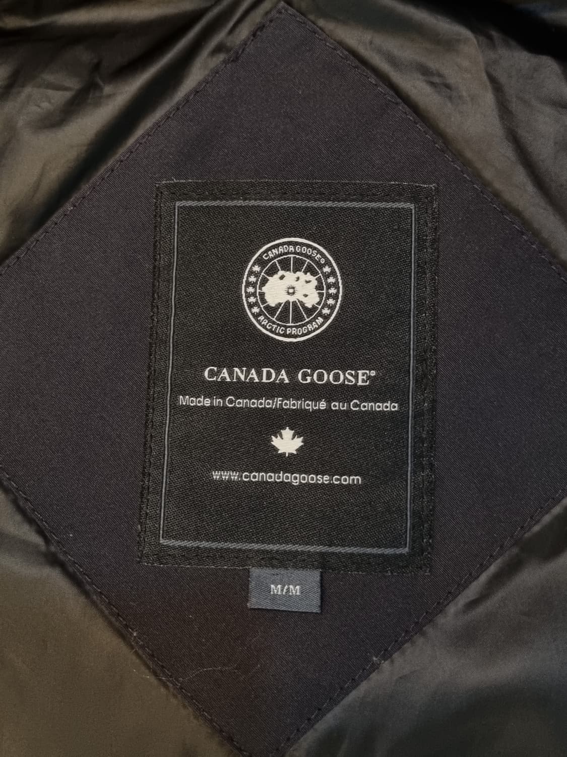 정품/캐나다구스 여성 쉘번 파카 블랙 M 상품이미지5