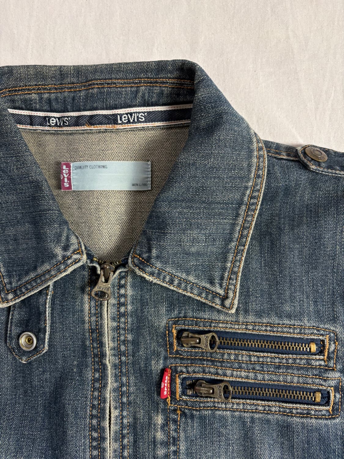 Levis 리바이스 이폴릿 워싱 데님자켓 L 상품이미지4