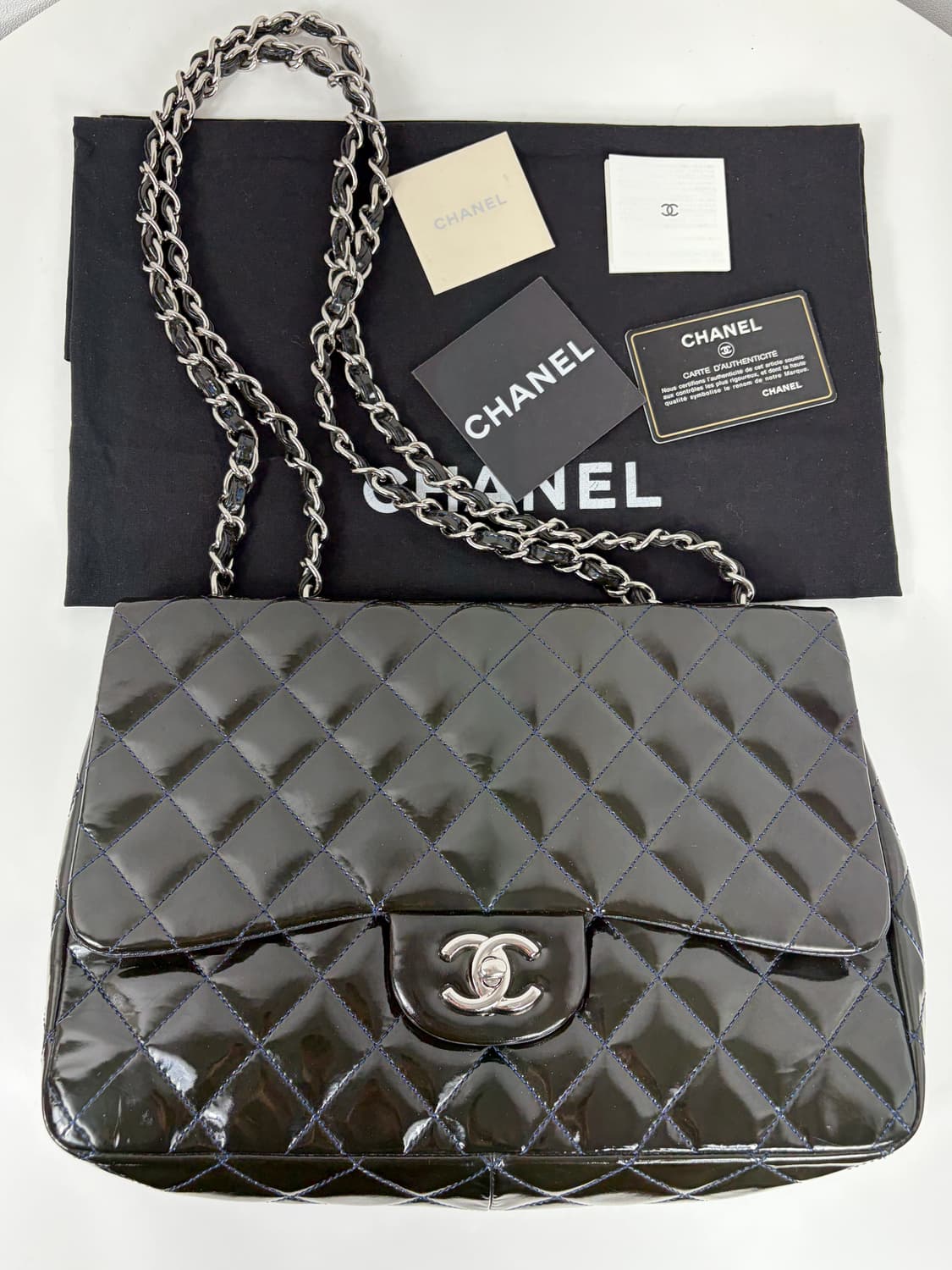 13번대 샤넬 페이던트 라지 플랩백 상품이미지6