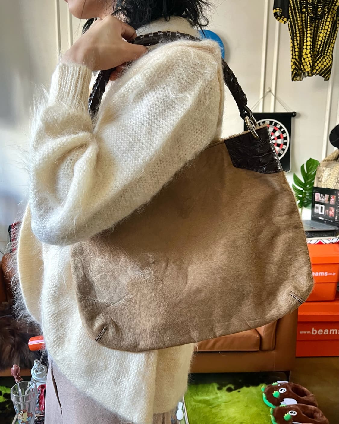 MAURIZIO TAIUTI Italy Real Calf-Skin Bag 상품이미지2