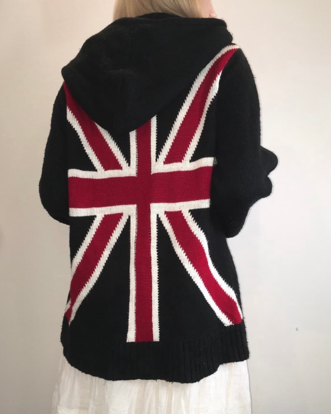 UK union knit hood zipup 상품이미지1