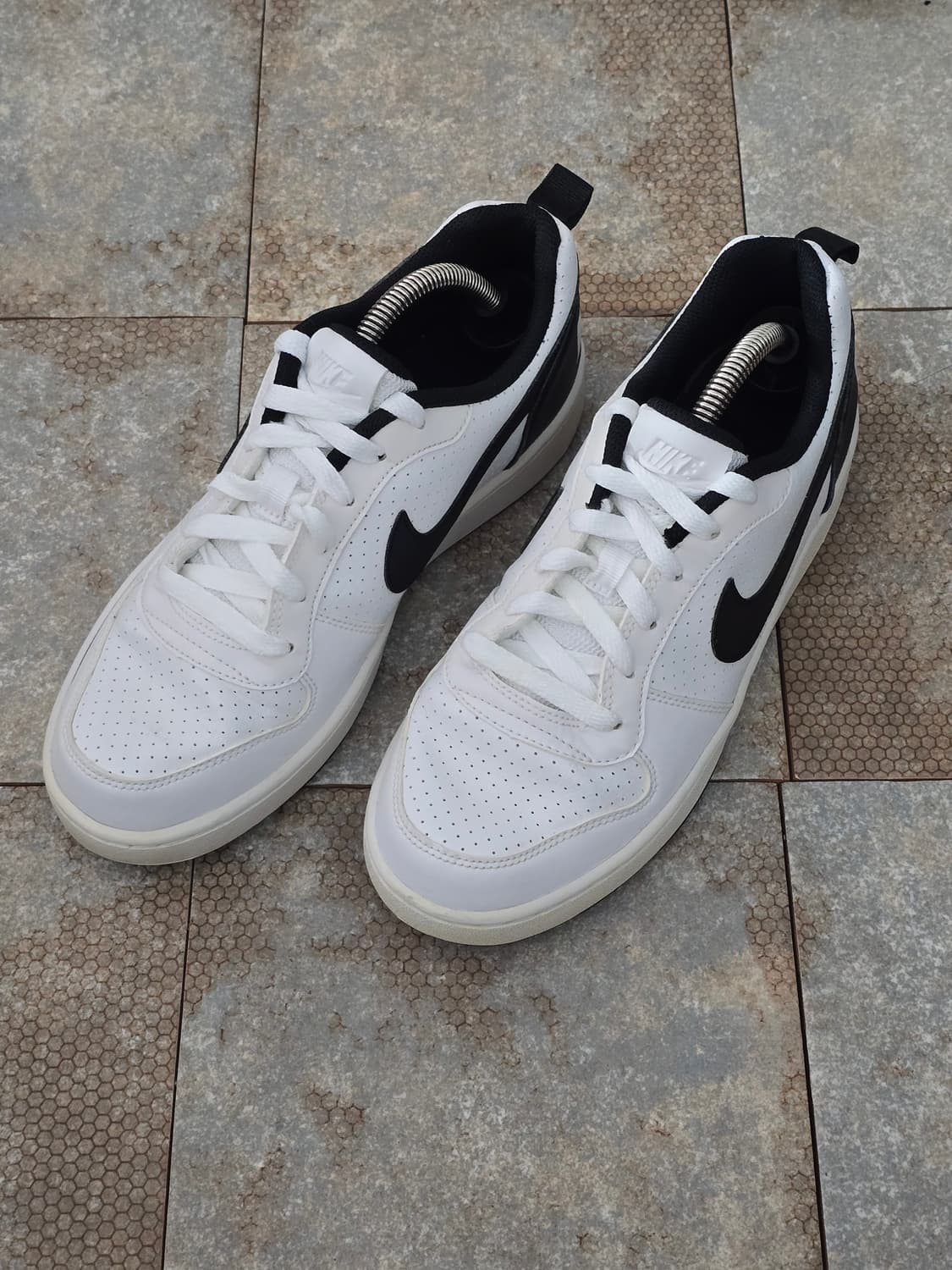 (240)나이키 코트 버로우 로우 흰검 상품이미지1