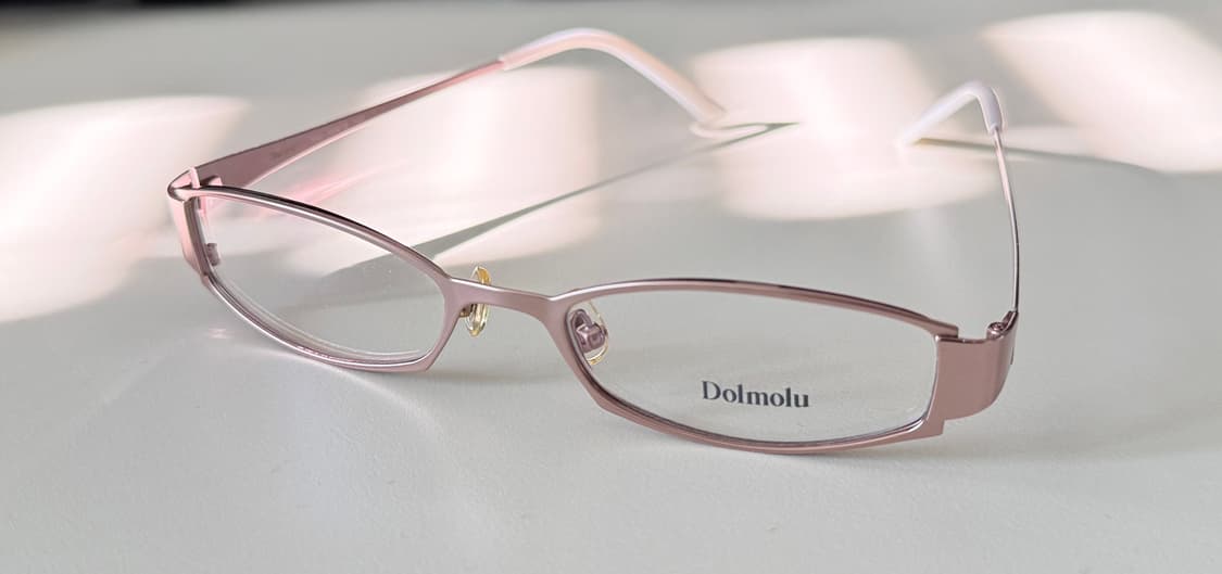 돌모루 빈티지 안경 핑크 메탈테 상품이미지1
