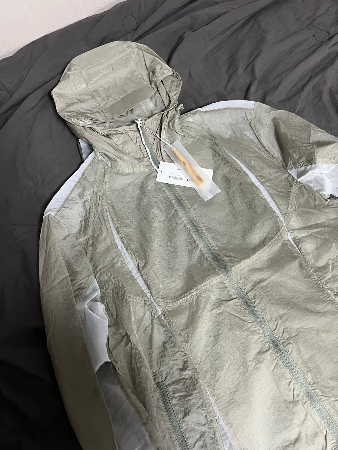 (L) 엑슬림 ep6 07 자켓 바람막이 올리브 그레이 새상품 상품이미지2