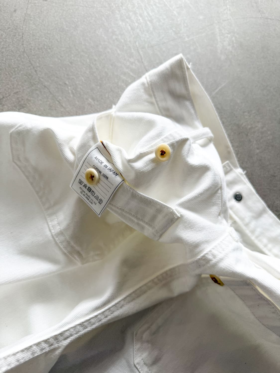 45RPM Japan White Denim Wide Pants 상품이미지10
