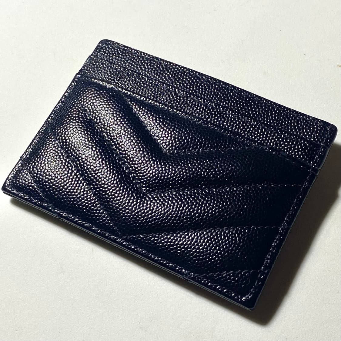 [정품]SAINT LAURENT 생로랑 마틀라세 모노그램 금장 카드지갑 상품이미지3