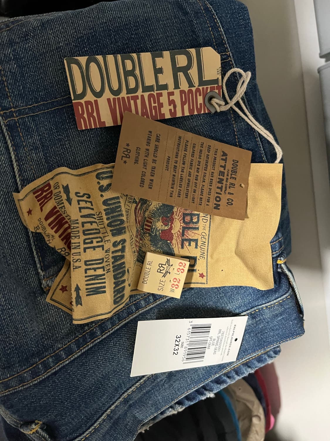 더블알엘 RRL 빈티지파이브포켓 그랜드폴스 32X32 팝니다 상품이미지9