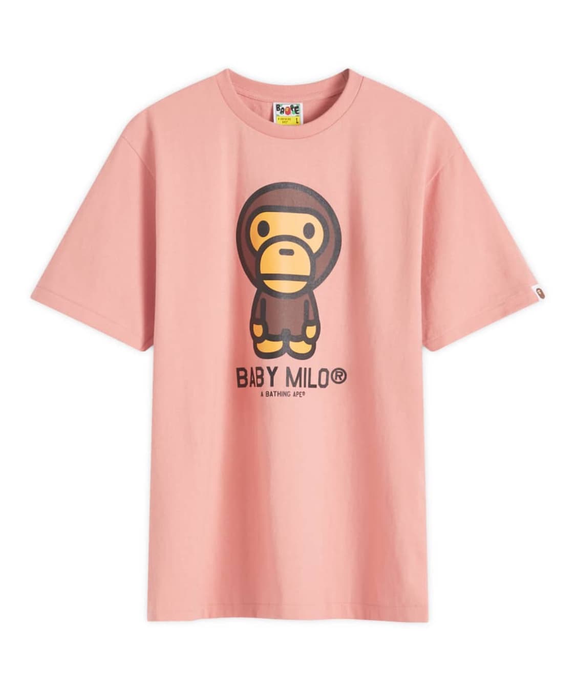 새상품 베이프 베이비마일로 핑크 반팔M 상품이미지3