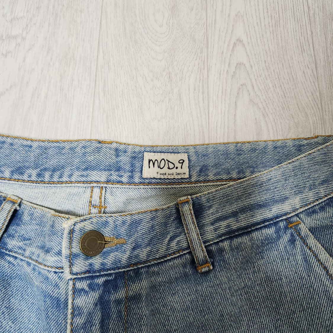 모드나인 데님 반바지 32사이즈 상품이미지2