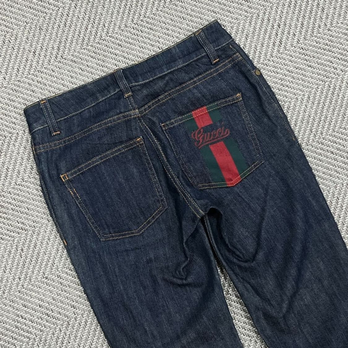 구찌 포켓로고 생지 데님 팬츠 + 명품감정서 v0971  상품이미지4