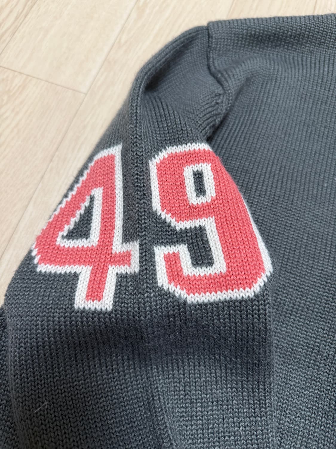 오니츠카타이거 니트집업 빈티지 상품이미지5