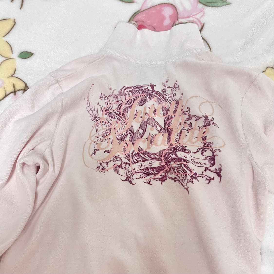 쥬시꾸뛰르 벨벳 져지 탑 &라디 벨벳 쇼츠 상품이미지3