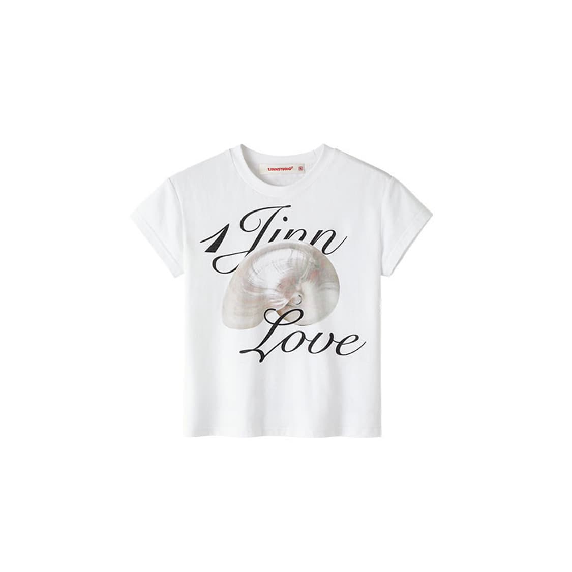 소라껍질 프린팅 크롭티셔츠 상품이미지5