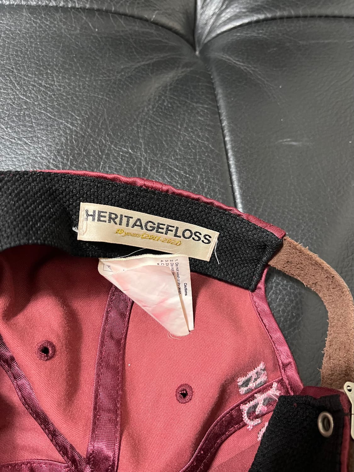 헤리티지플로스 새틴캡 버건디 상품이미지4