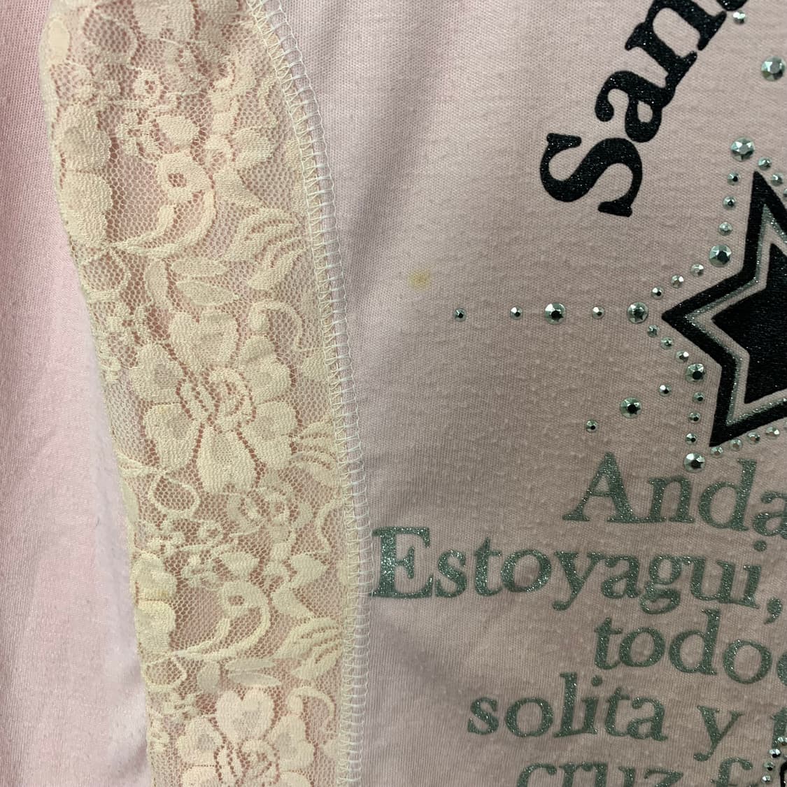 Vintage 빈티지 y2k와투케 지뢰계 프린팅 롱슬리브 긴팔티 상품이미지8