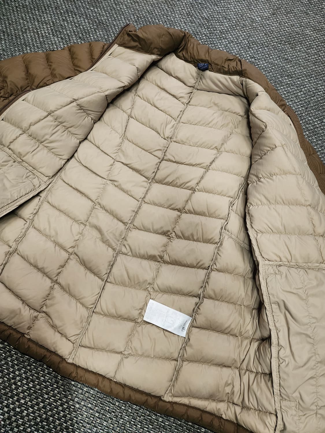 몽벨 경량 패딩 브라운 패딩 105 XL 상품이미지10