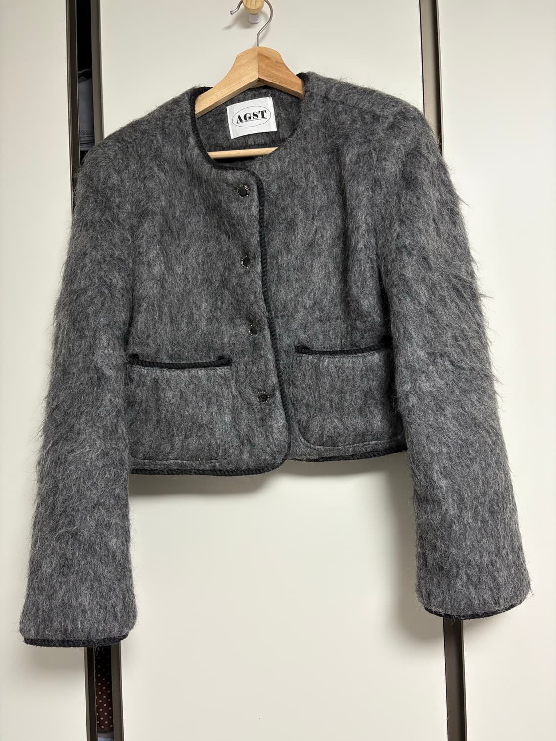 그레이 트위트 자켓 상품이미지1