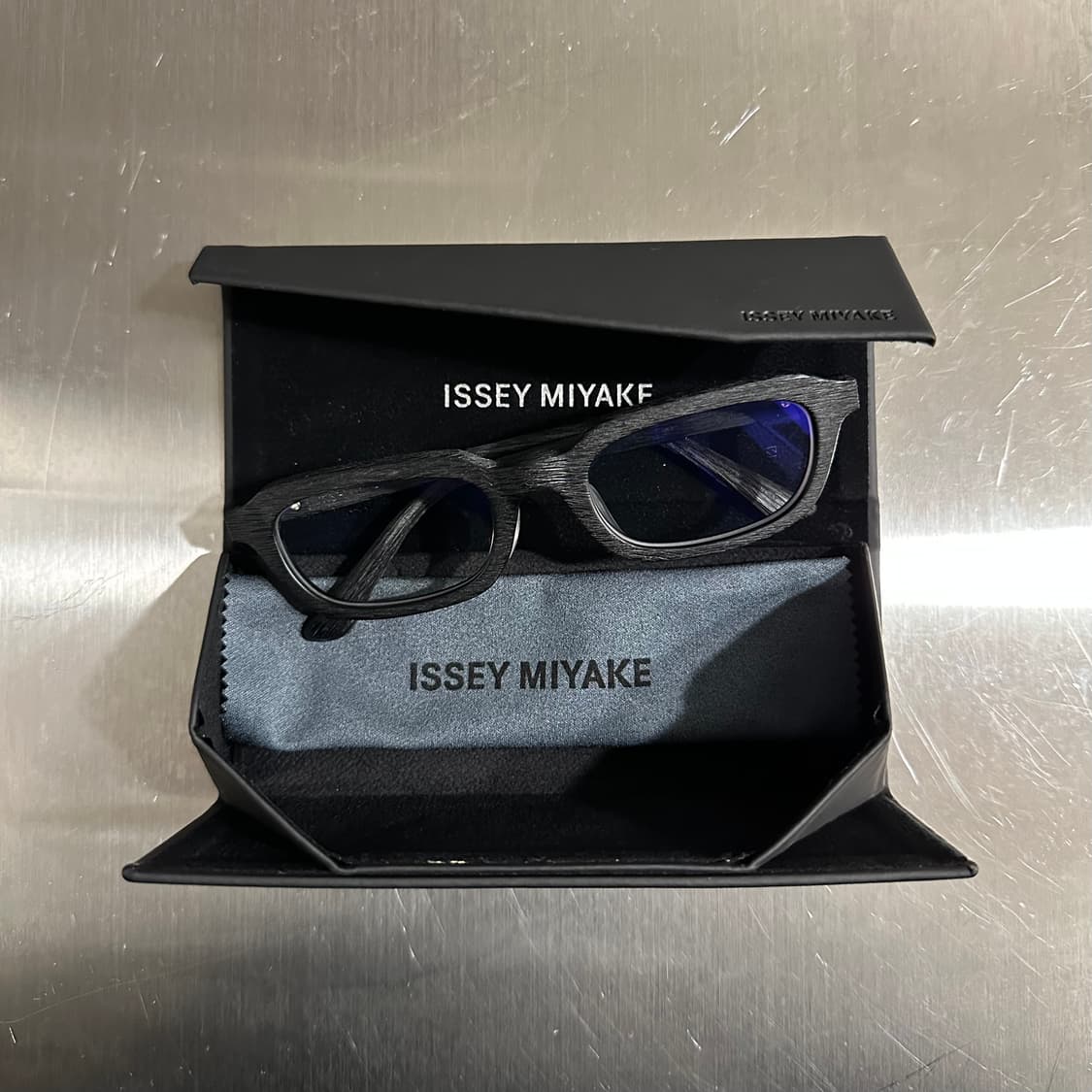 금자안경 x 이세이미야케 한정판 우드스퀘어 안경 상품이미지6