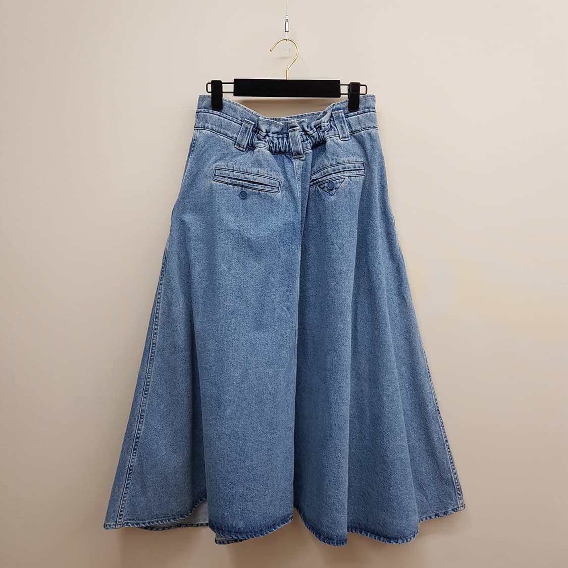 한섬 시스템 2023 데님 플레어 롱스커트 67-98사이즈 상품이미지4