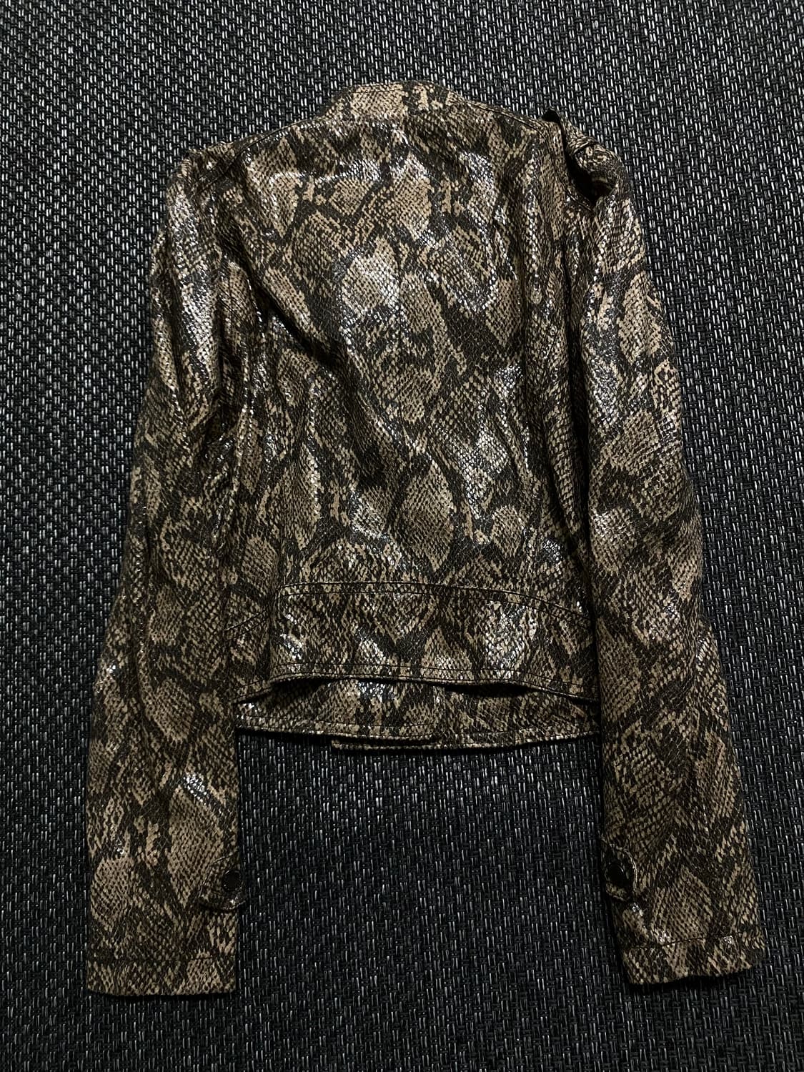 [GGPX]Python Pattern Slim Fit Rider Jack 상품이미지5
