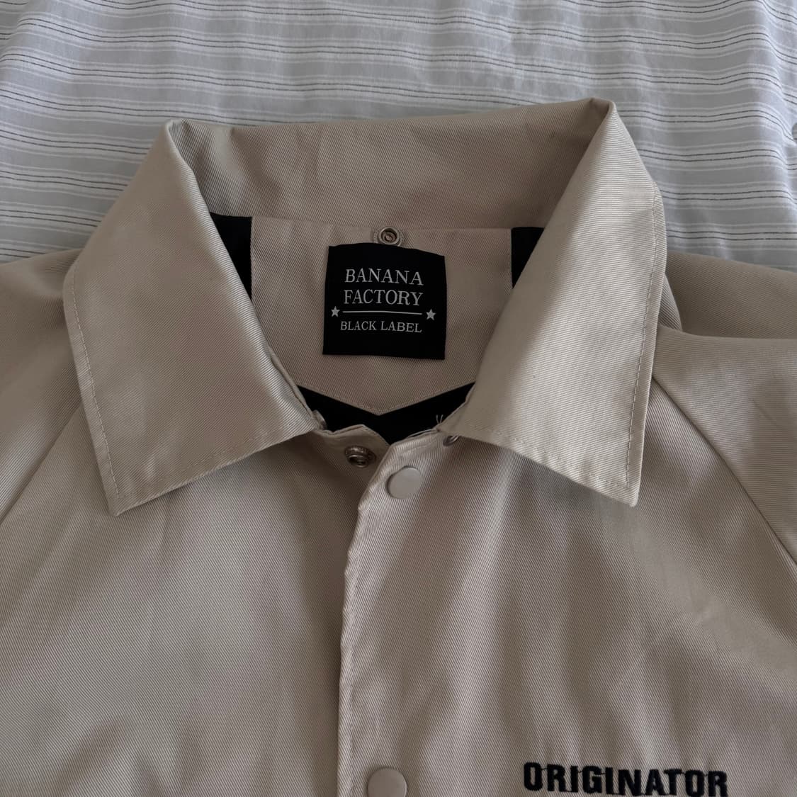 BANANA FACTORY BLACK LABEL COACH JACKET 상품이미지3