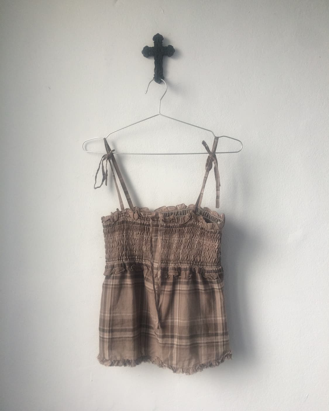 Check pattern sleeveless 상품이미지2