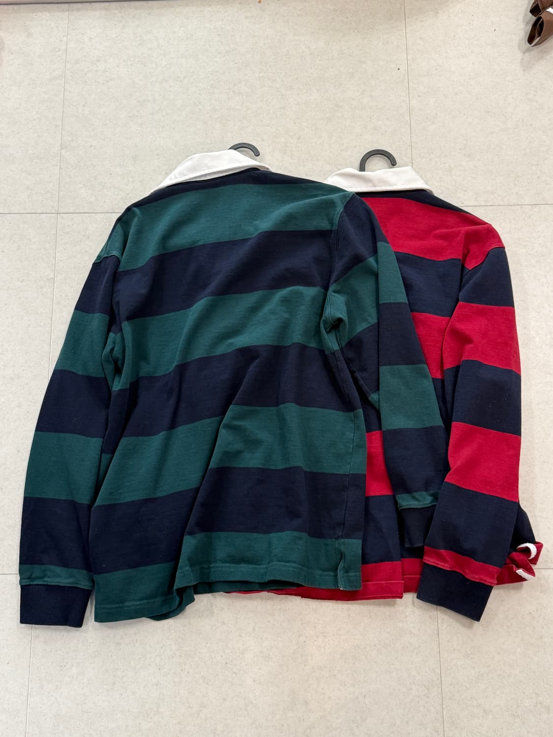 반츠 럭비 티셔츠 48 (105) 레드 / 그린 상품이미지4