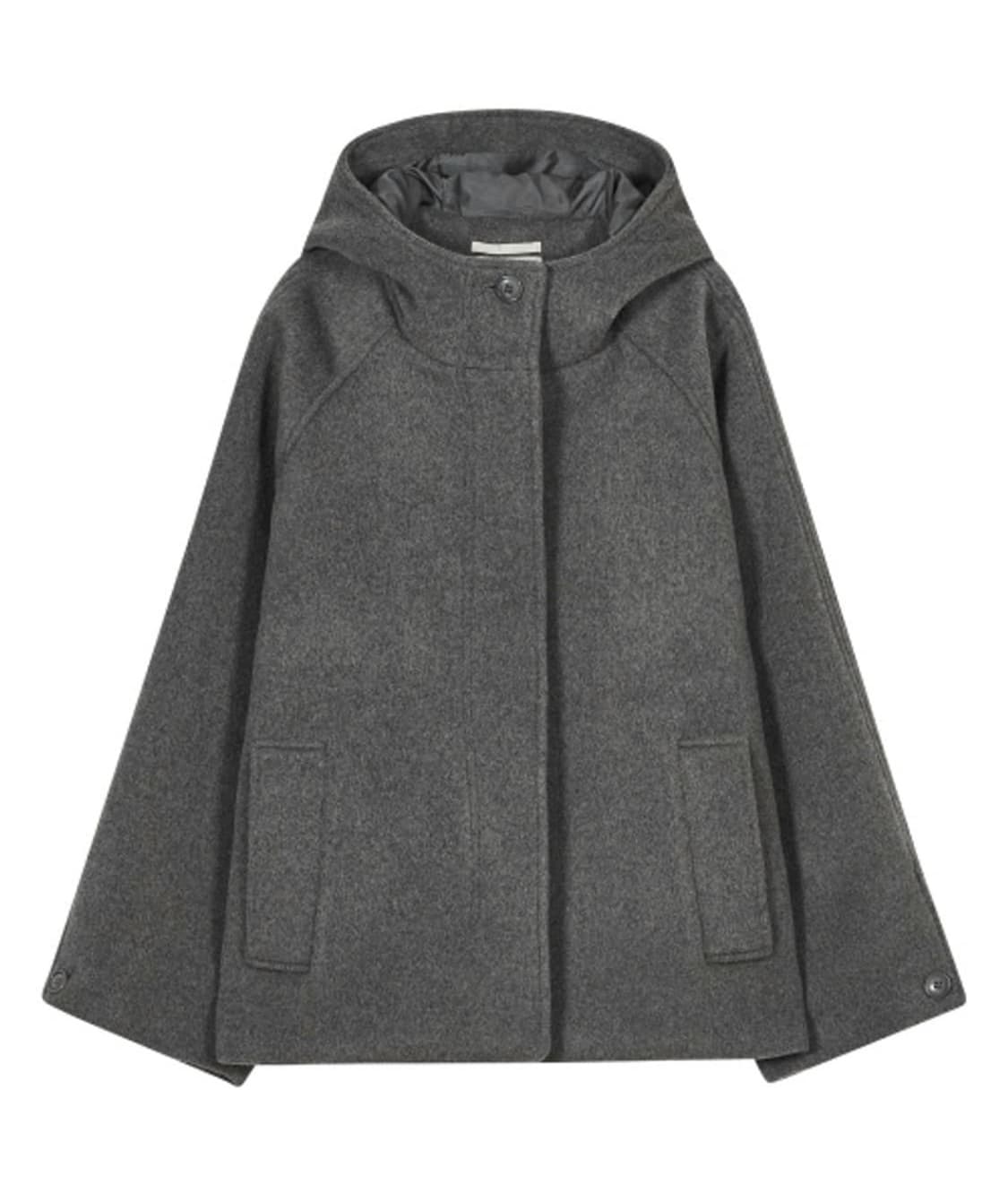 타입서비스 하프 코트 그레이 모카 착용 상품이미지1