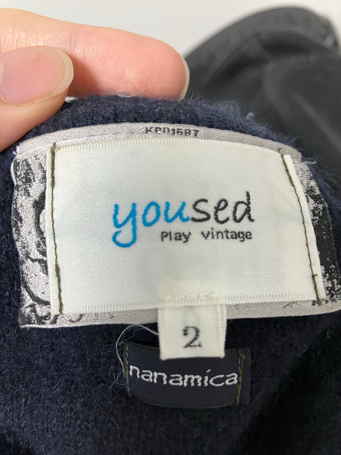 나나미카 x Yoused 리메이크 패치워크 니트 상품이미지4