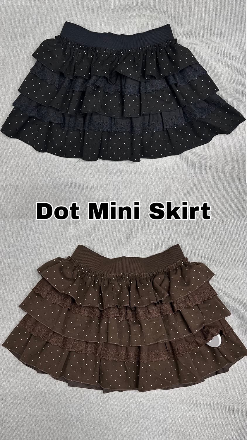 Dot CanCan Mini Skirt 상품이미지1