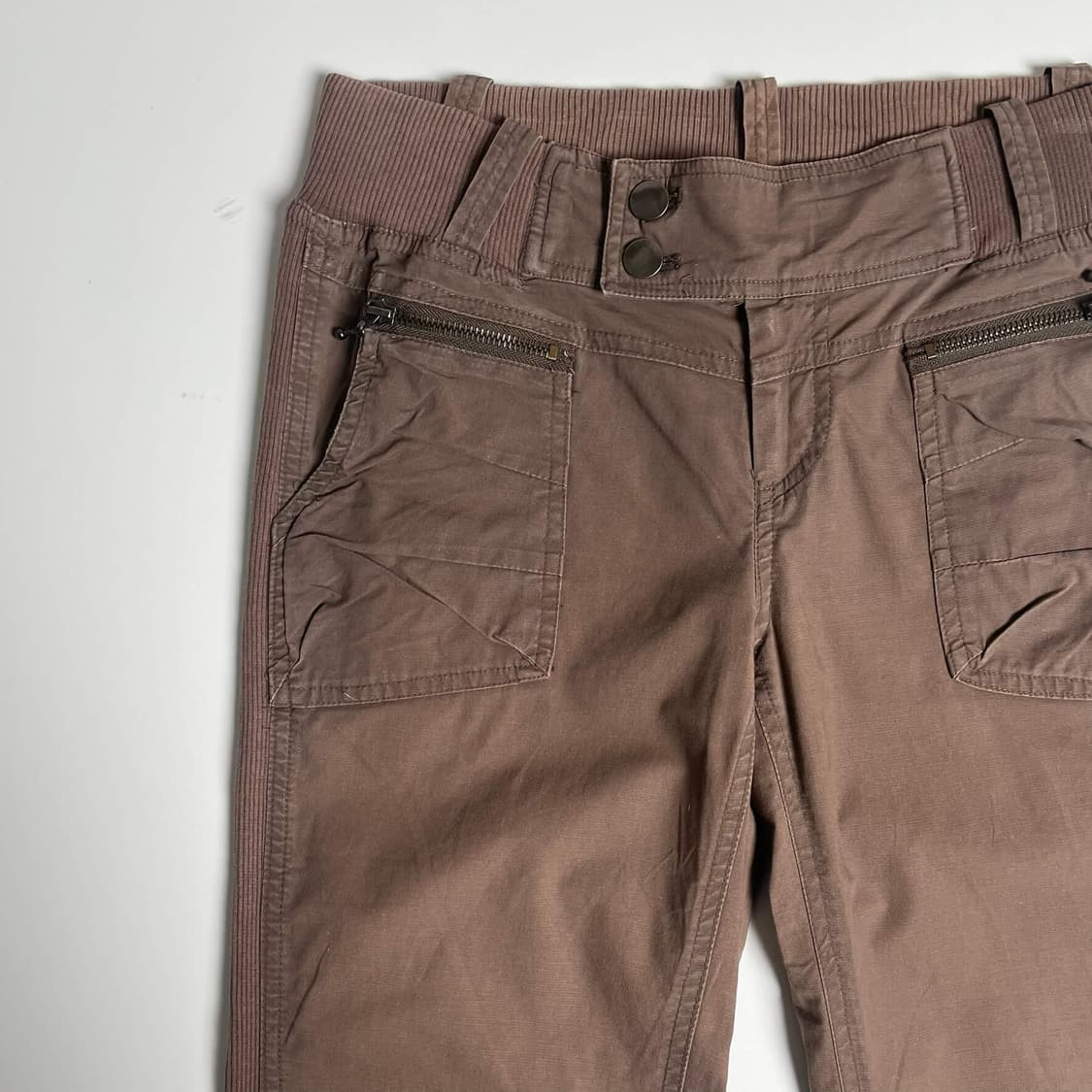 Profile 립 코튼 부츠컷 팬츠 상품이미지3