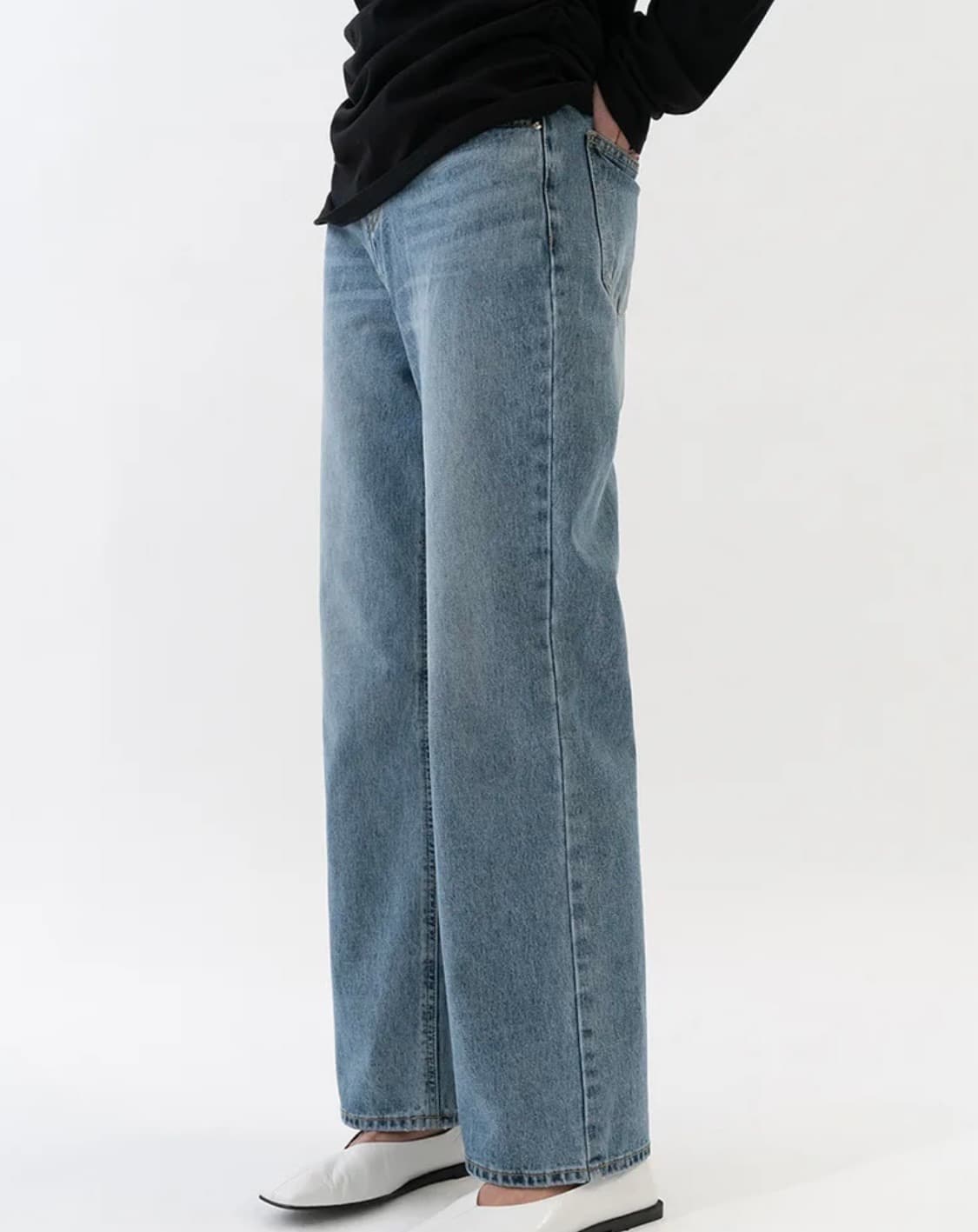 커렌트 WIDE LEG DENIM WOMENS (S) 상품이미지5