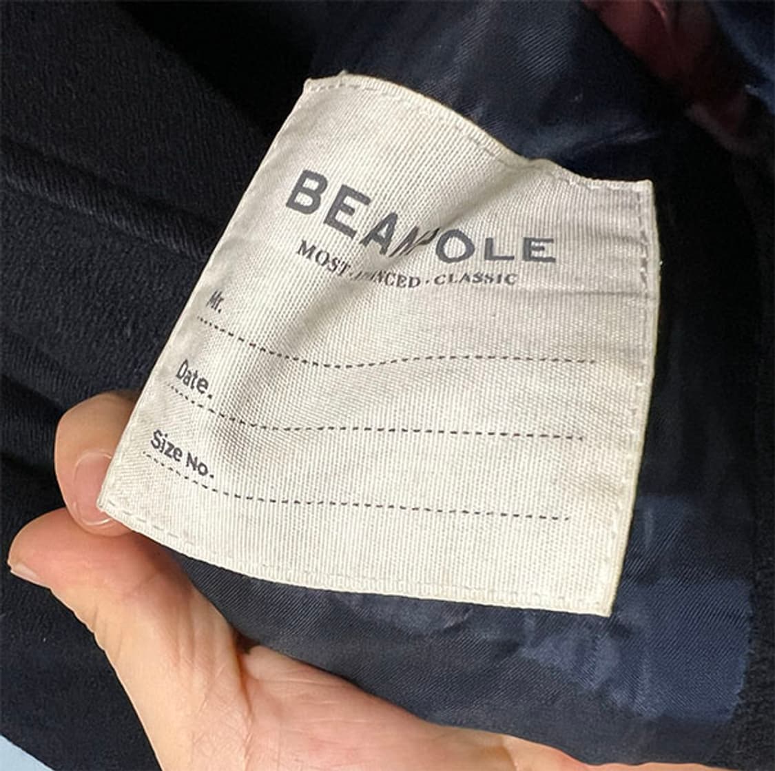 빈폴 남자 모직자켓 하프코트 겨울 XL 105 상품이미지3