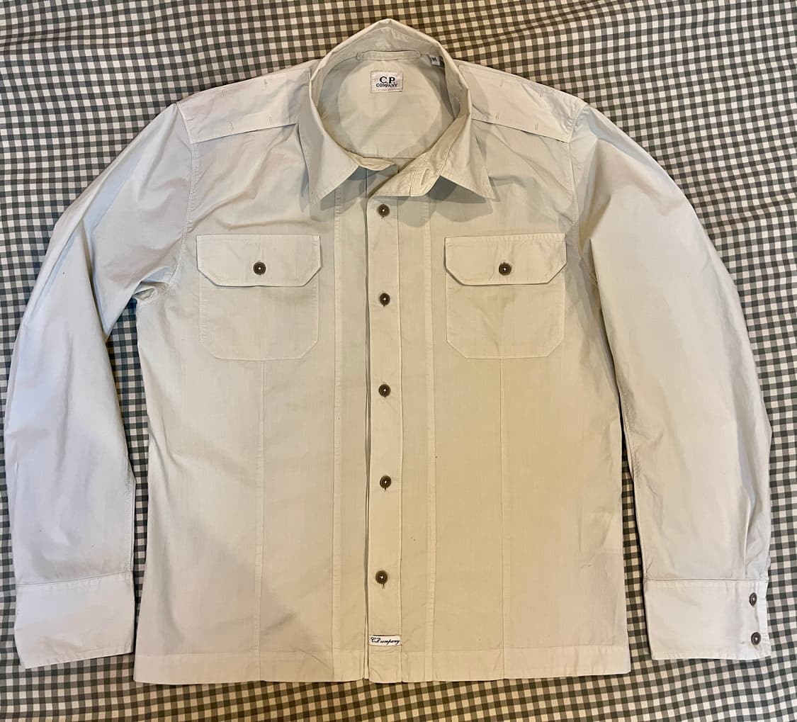 [M] CP컴퍼니 셔츠 / 라이트 그레이 상품이미지1