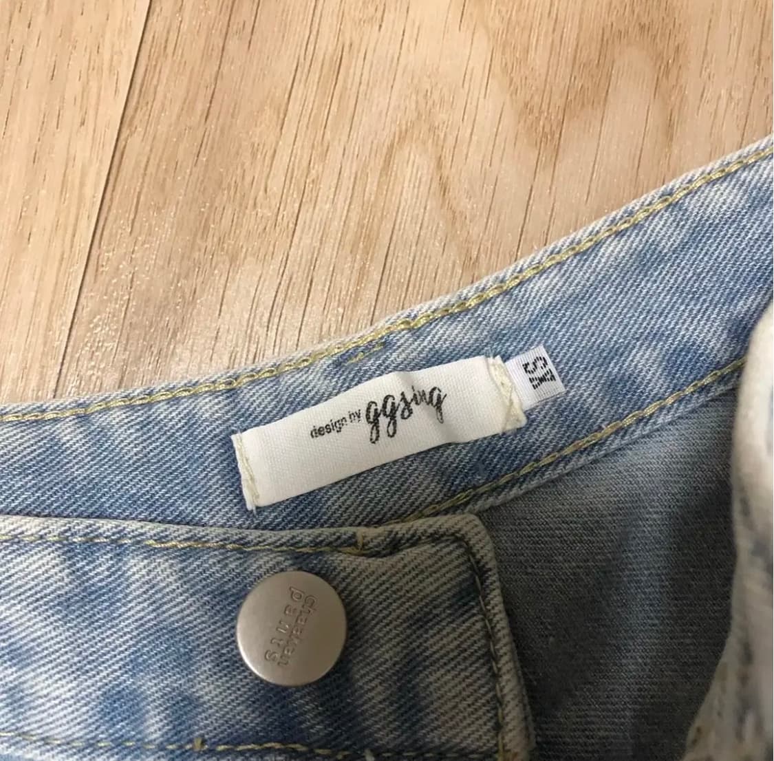 버뮤다 팬츠 A라인 데님 반바지 상품이미지3