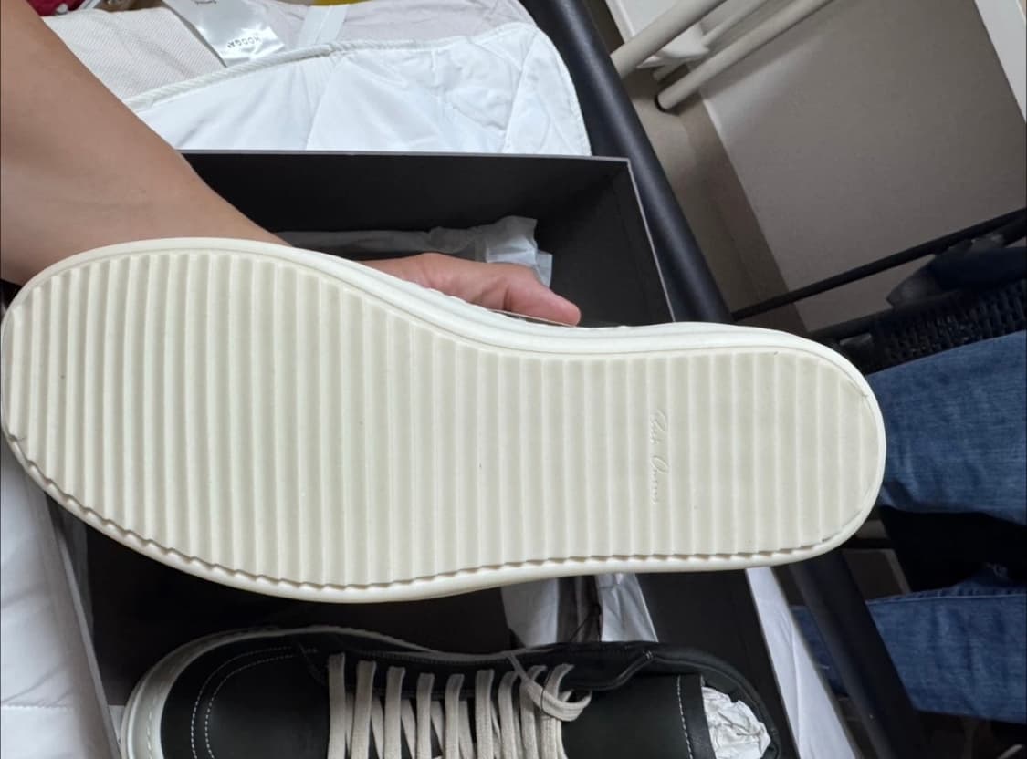 급매)릭오웬스 빈티지 하이 릭반스 하이탑 새상품 42.5 사이즈 상품이미지4