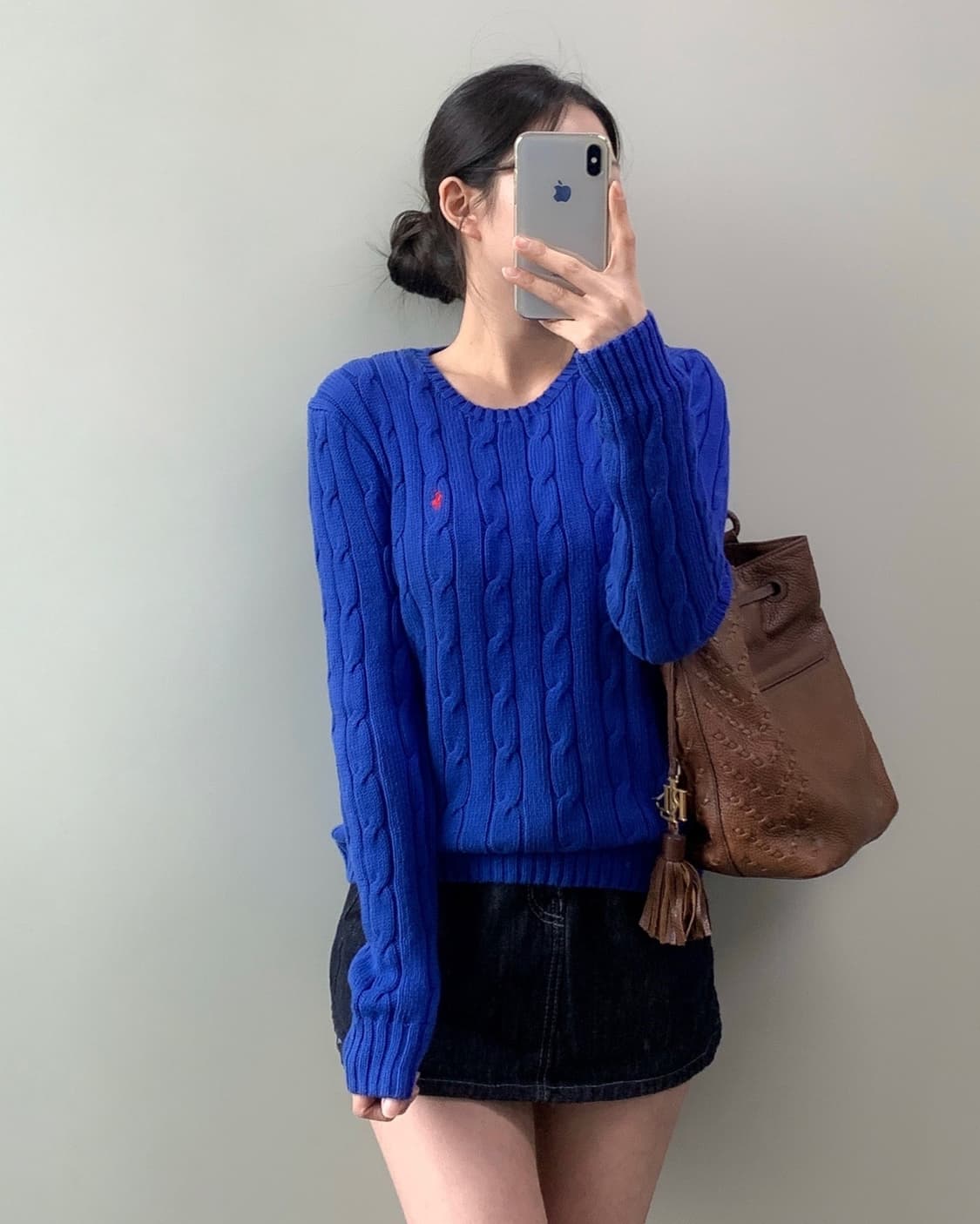 폴로 코튼 케이블 니트 상품이미지2